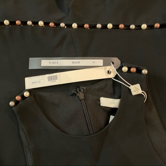 Jonathan Simkhai Beaded Asymmetrica dress black - Picture 16 of 16